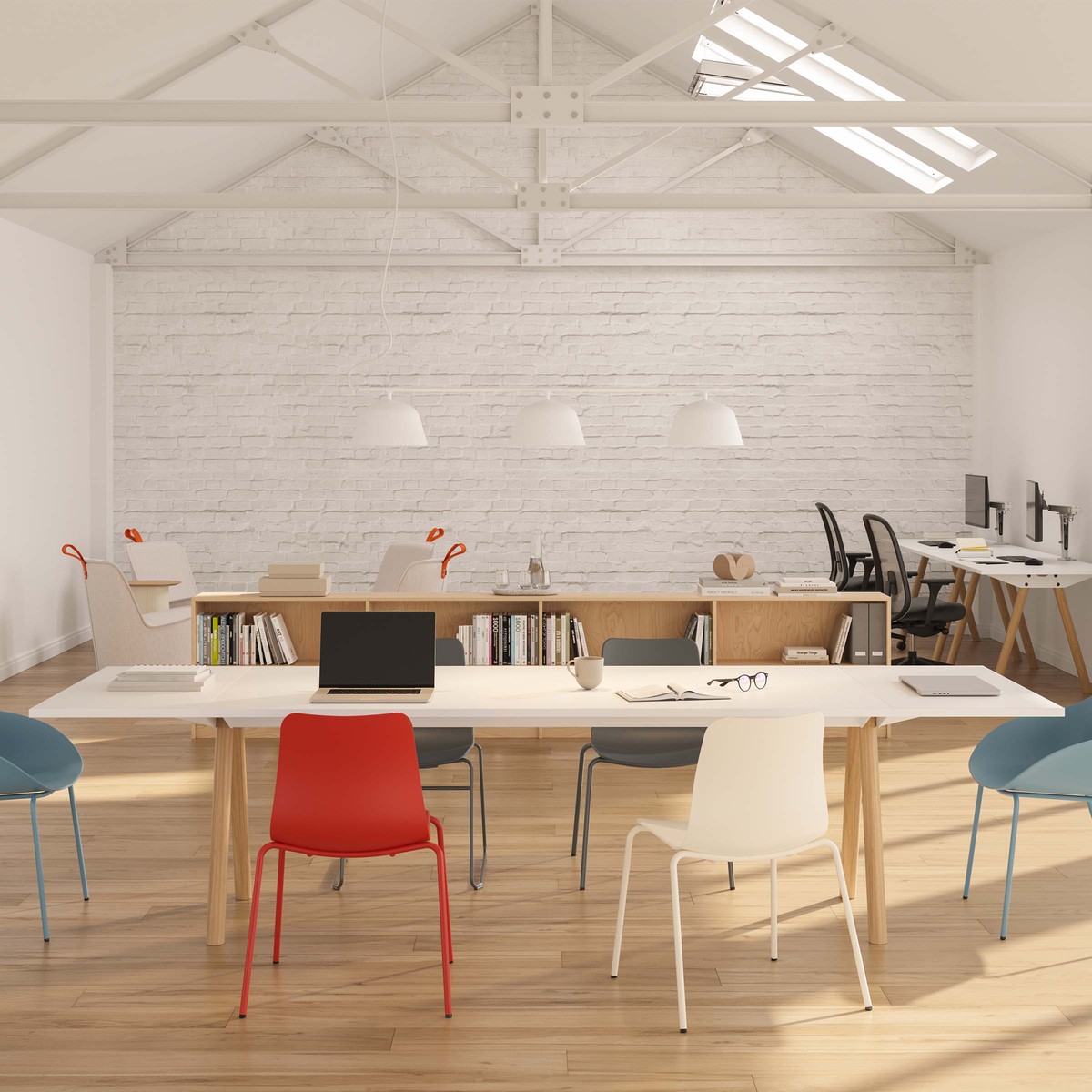 Changing work patterns have highlighted how flexible the humble table needs to be. These days it can be asked to host task work, meetings, conferences, and dining - sometimes all within the space of a day. The Morse Table System by NaughtOne is ready to meet the challenge.