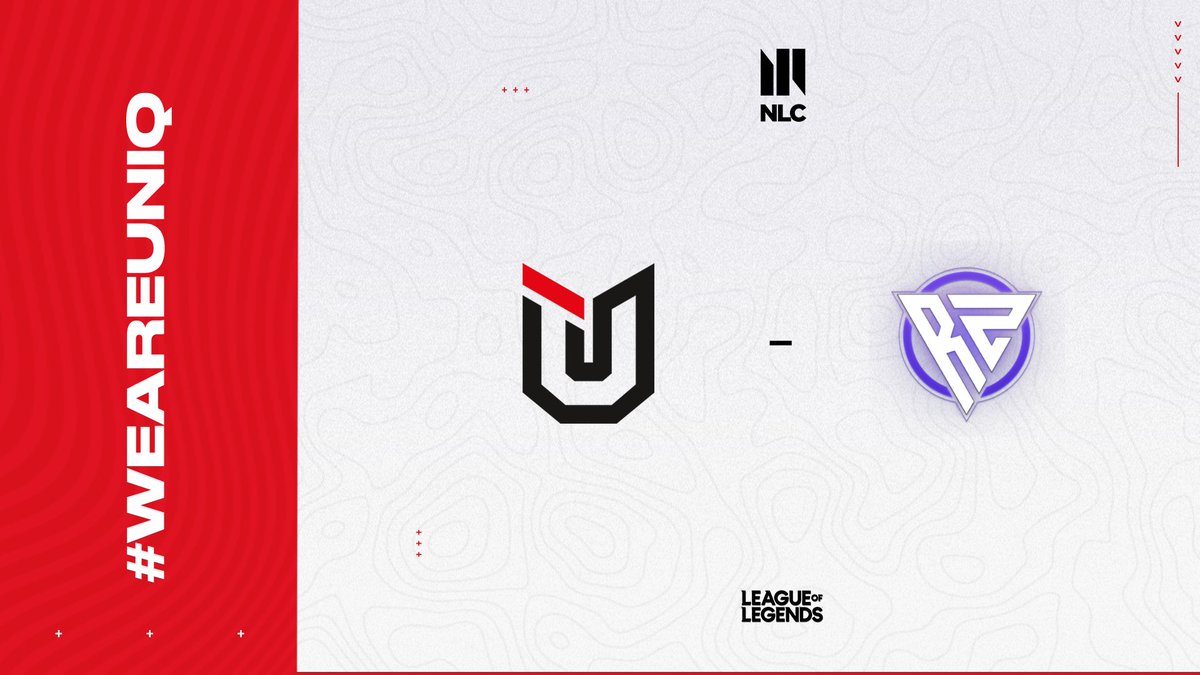 New week equals new action in <a href="/NLClol/">Arozzi NLC</a> Div 2 🔥

We kick the week off with a game versus <a href="/RuzehEsport/">Ruzeh Esports</a>! Hungry for revenge 🥊

⏰ 20:00 CET

🔴 ⚫️ ⚪️

#WeAreUniQ