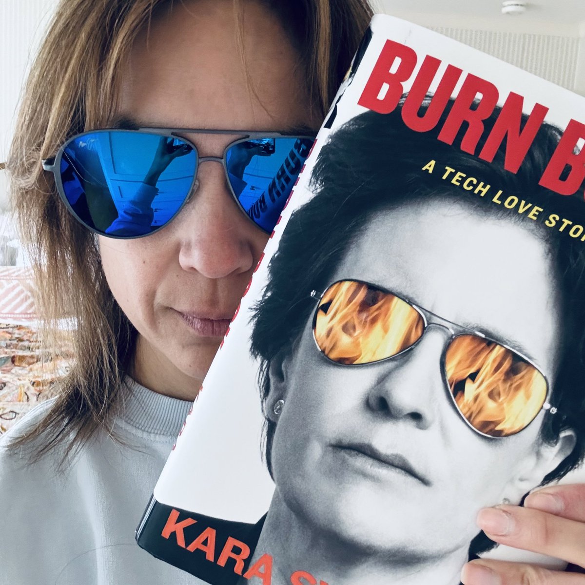 Finally cracking this bad girl and getting ready to feel the burn 🔥🔥 Congrats @karaswisher!!