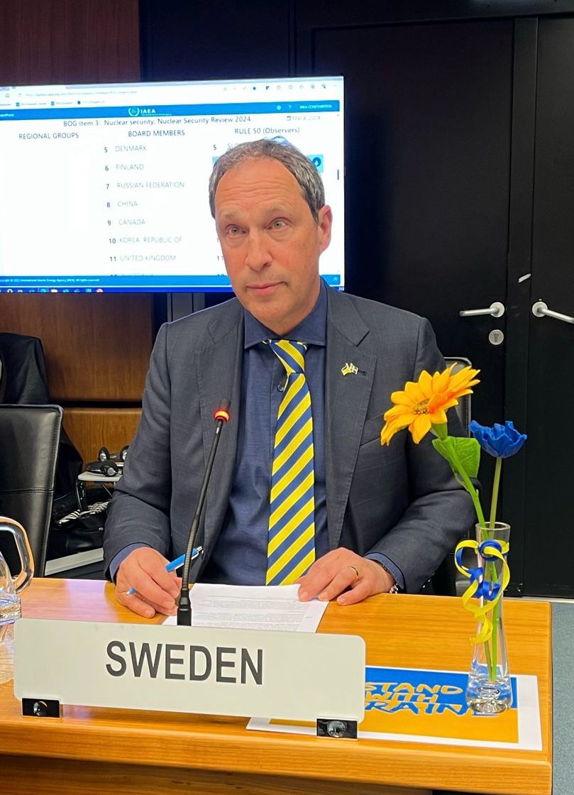 “Advancing nuclear power is a high priority for the Swedish government while maintaining high requirements for nuclear safety and radiation protection.” Last night, @SwedenUN_Vienna delivered a statement on nuclear safety in @IAEAorg Board of Governors. 🇸🇪