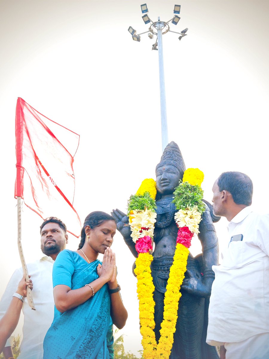 பூம்புகார் தொகுதியில் பெருந்தமிழச்சி எங்கள் முப்பாட்டி கண்ணகியை வணங்கி எங்கள் பேரணியை தொடங்கினோம்! #mayiladuthurai