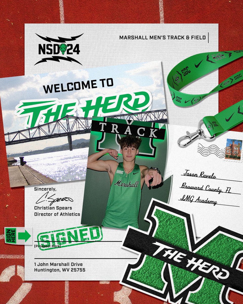 Bringing the ☀️ to the Thundering Herd!!

Welcome Jason Ravelo to Marshall!

#WeAreMarshall