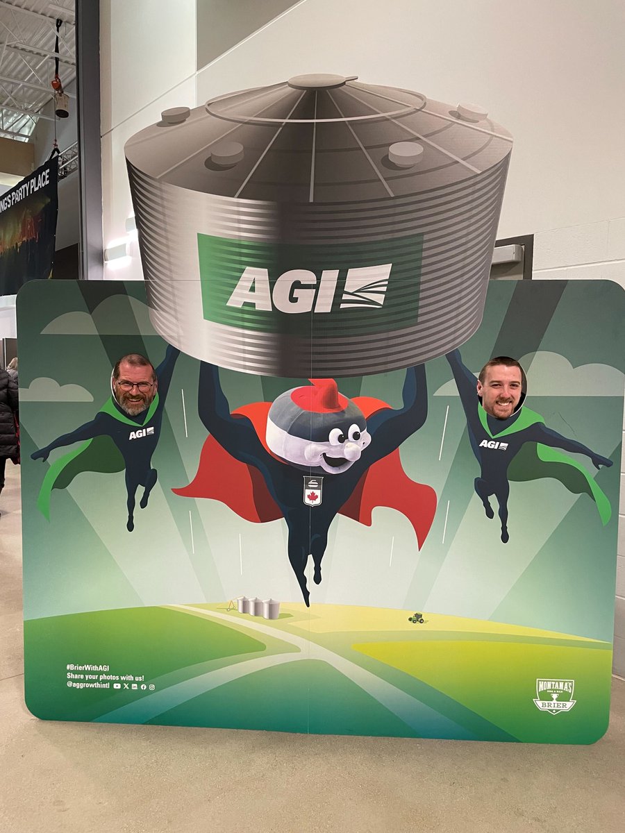 AgGrowthIntl's tweet image. The #Brier2024 is in full swing in Regina, and we want to see you enjoying the games. 🥌

Find the AGI cutouts around the Brandt Centre and tag us in your pics! #BrierWithAGI #Curling @CurlingCanada