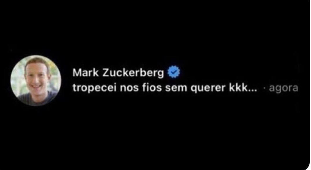 rob_lino's tweet image. Ta explicado! 🤣🤣
Geral surtou do lado de cá, Zuck!