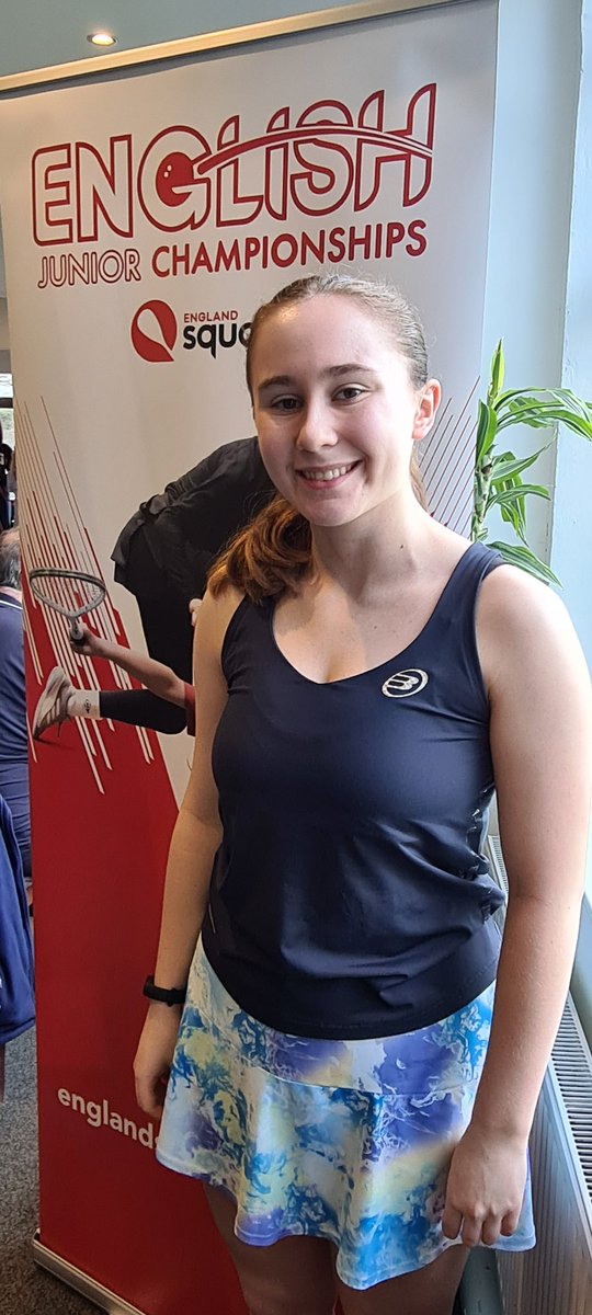 Squash: Congratulations to Zoe T who finished 16th in the U19 Girls English Championships. Zoe in action at the championships. We wish her the very best of luck as we move into this weekend where she competes at the National Gold Level Tournament.