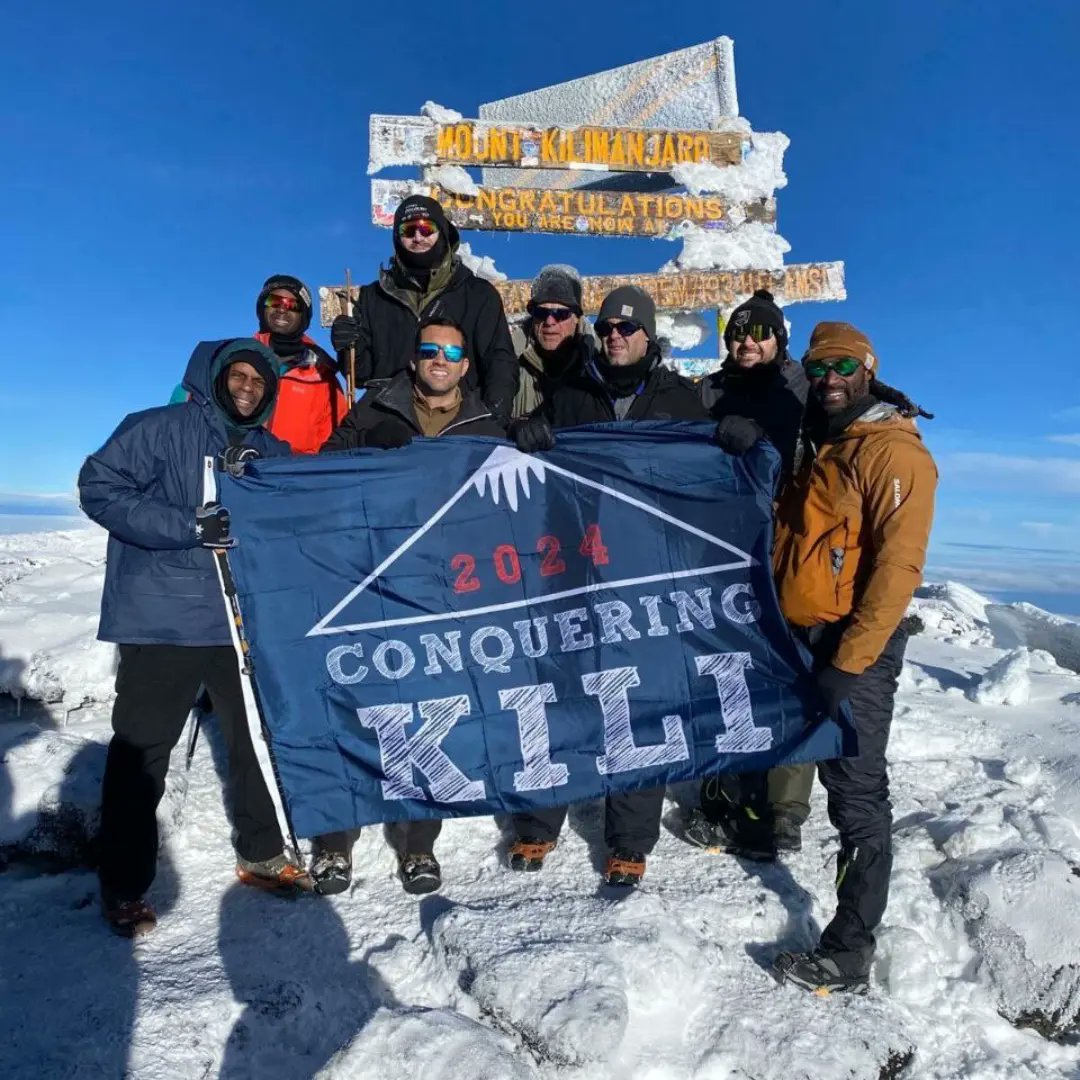 They made it on day 5! #ConqueringKili2024