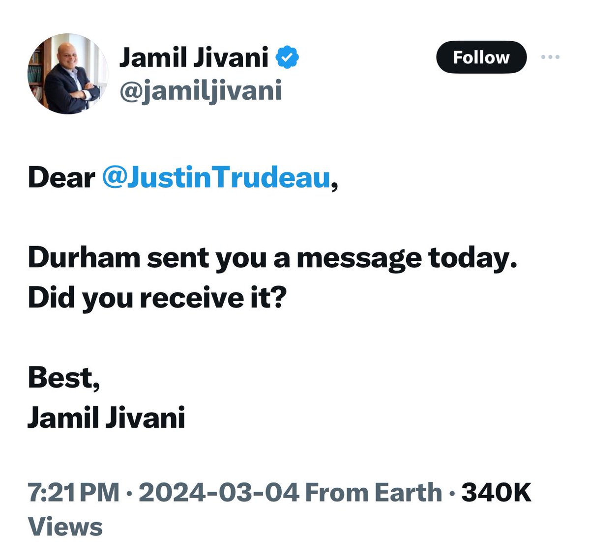 If you want to understand the difference between the Liberals and the Conservatives, take a look at these posts. 🤷‍♀️
<a href="/jamiljivani/">Jamil Jivani</a> <a href="/PierrePoilievre/">Pierre Poilievre</a>