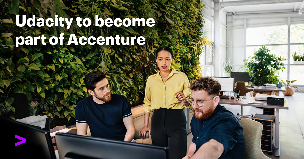 We have entered an agreement to become part of <a href="/Accenture/">Accenture</a>! This will amplify our impact as we continue to help millions of people across the globe gain the skills they need to thrive in the digital economy. Thank you to our team, learners, and partners! 

accntu.re/3Tnld7Z