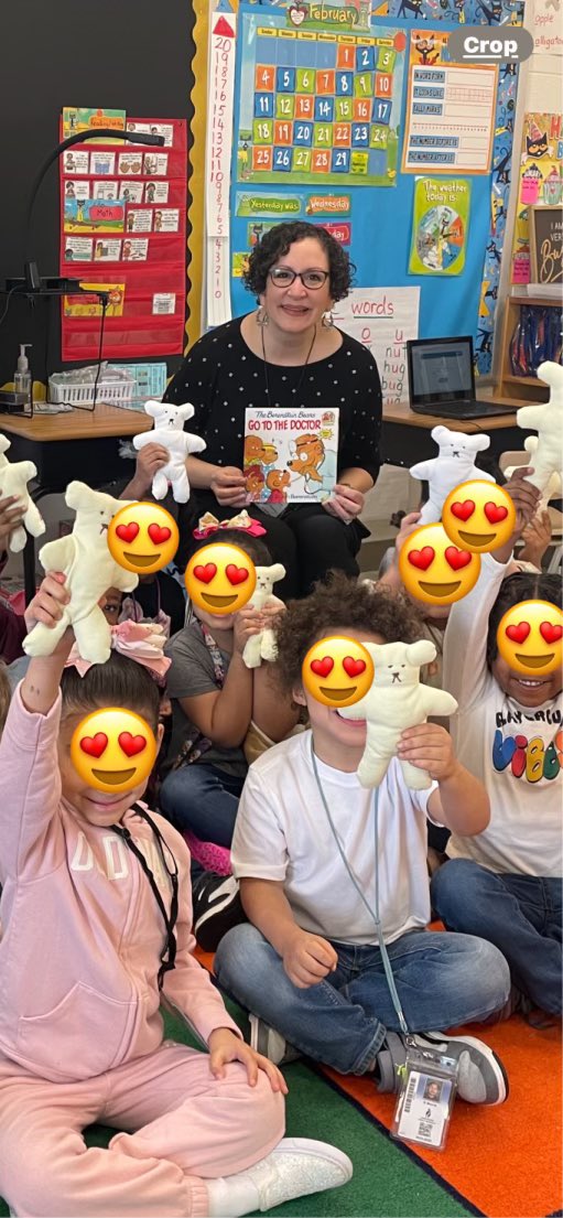 Portlock Primary for Reading Month! How fun! Ms. Delgado's class rocks! 🧸❤️📚