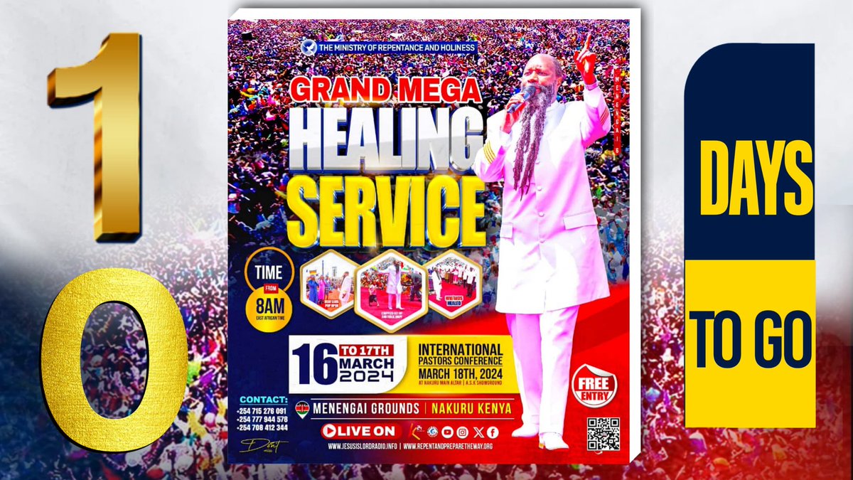 DelphineEvelyn1's tweet photo. The #UpcomingMenengai6, Healing Service Is Ready To Host All The World, It Does Not Matter Your Condition, What The Doctors Have Said

All That Matters Is The Blood Of JESUS Is Still Flowing

“Come to me, all you who are weary and burdened, and I will give you rest
Matt 11:28 https://t.co/RkU4x6nBCp
