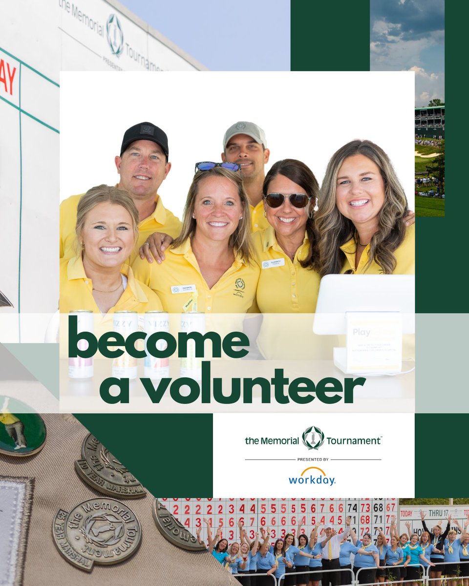 Volunteer registration for the 49th playing of #theMemorial Tournament presented by @WorkdaySports is now open! Fun Facts this year... ⏱️237 registrations in the first MINUTE ⏰393 within 15 min and 632 by 9am 🚗Courtesy cars is 100% FULL Register Now➡️ bit.ly/3v4eyHm