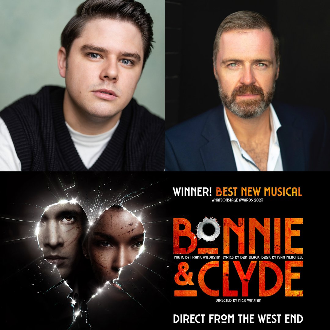 Wishing ALEXANDER EVANS (@thepilatestenor) and CALLUM HENDERSON (@Callum__Hendo) a criminal gala night for Bonnie & Clyde @WolvesGrand! The inaugural UK & Ireland tour of #BonnieAndClyde continues until 26th October 2024 💥