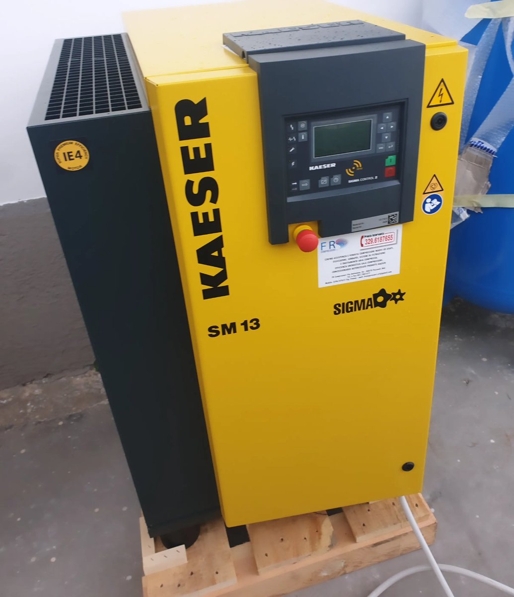 giorug81's tweet photo. Fr Compressori: disponibile #compressore #kaeser mod #SM13 potenza kw 7,5 (hp10), portata aria 1100 lt/min, pressione massima 11 bar https://t.co/NJlERmpwHW https://t.co/LdXP0Zq6gX
