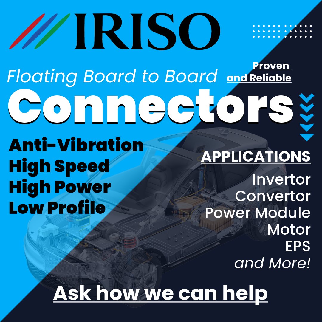IRISO_USA's tweet image. #DYK that you can customize everything from pin count to the mating height with our #boardtoboard #connectors? 🤔 Contact us or learn more here: bit.ly/3TmuyOk  #IRISOUSA
