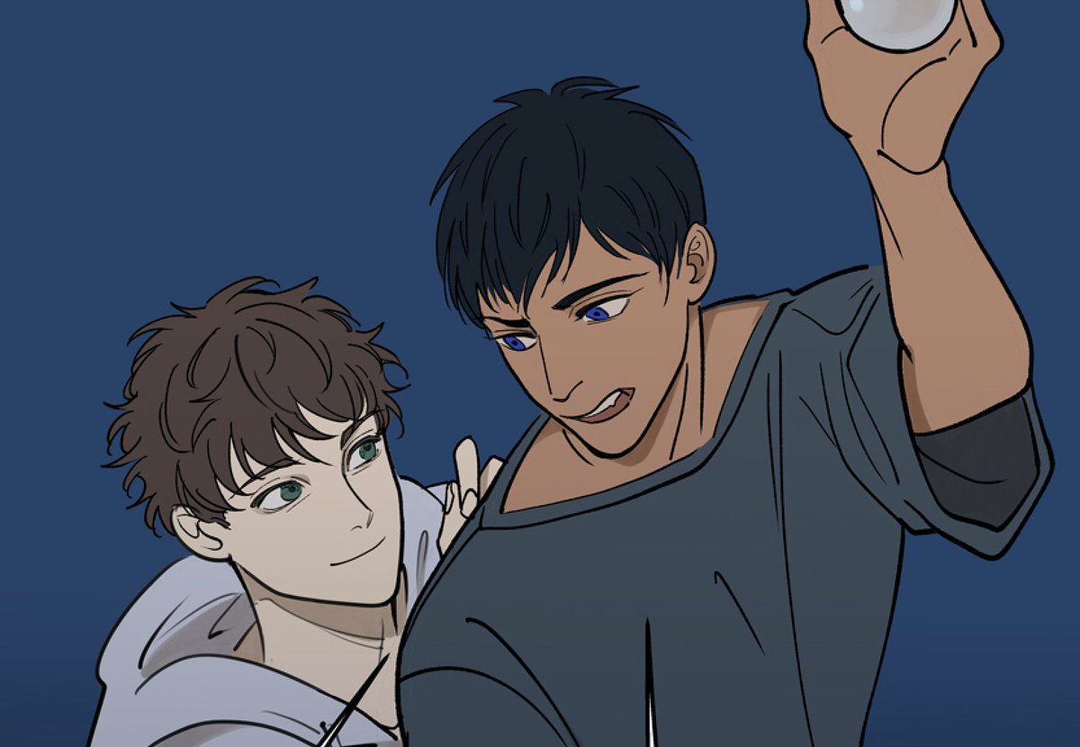 KAIxJU's tweet photo. A new comic about Raz and Sulvain in modern day is up on 🅿️a🌳on~ (🔗 in bio) https://t.co/5vjNtCR07F