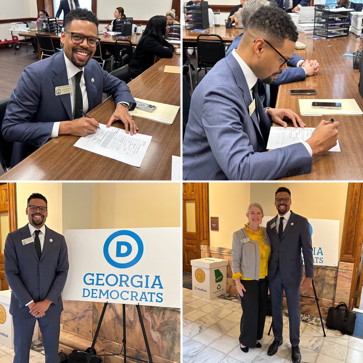 Let’s run it back! This morning I qualified to run again as State Representative from District 59. Proud of the work, excited about the future, and honored for the opportunity to continue serving. #GaPol #RepPhil
