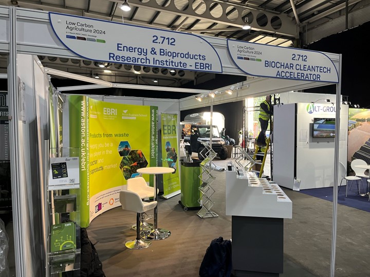 All set up and ready to show! We're exhibiting @ the Low Carbon Agriculture Show at the NAEC, Stoneleigh, Warwicks. tomorrow & Thursday. Pop along to stand 712 to discover how EBRI can help you develop opportunities in the growing waste-to-energy & waste-to-products marketplaces