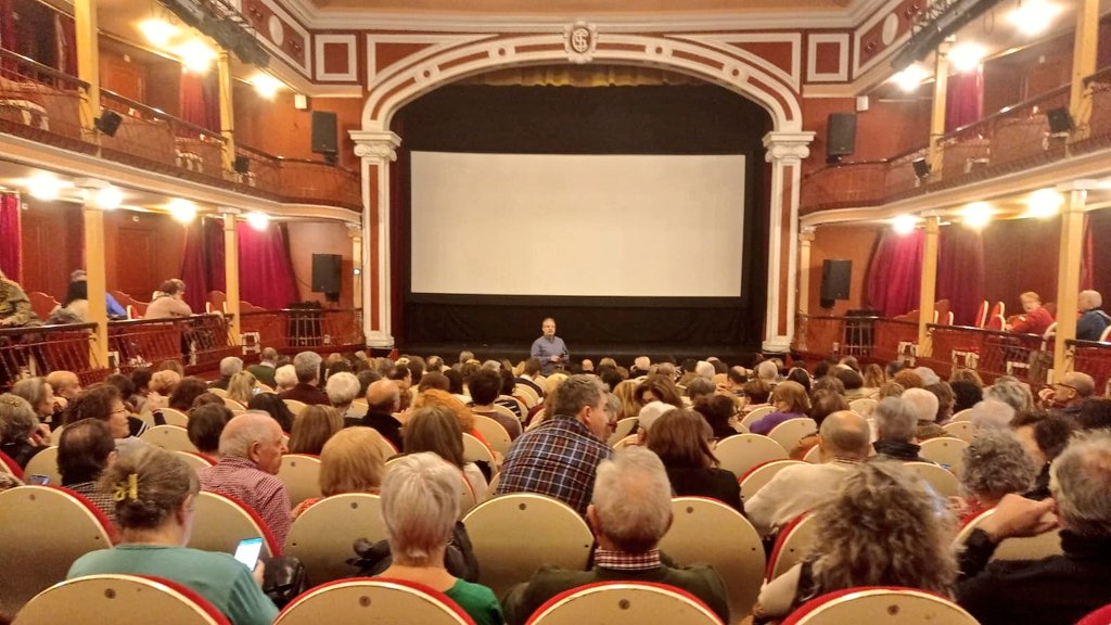 CULTURA | 🎞️ El ciclo que @ALCINEFILMFEST ha dedicado a las películas candidatas a los #PremiosGoya de este año, se ha saldado con un rotundo ÉXITO DE PÚBLICO con cerca de 7️⃣0️⃣0️⃣0️⃣ ESPECTADORES acudiendo a las proyecciones que se han desarrollado en el 'Teatro Salón Cervantes'…