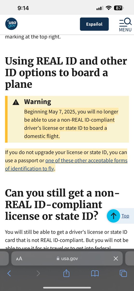 Ok I’m supposed to fly out to a field camp this summer and I’m being told I don’t need a RealID/Passport until May 7th, 2025. 

BUT I’m paranoid so should I call my DMV or something and confirm???