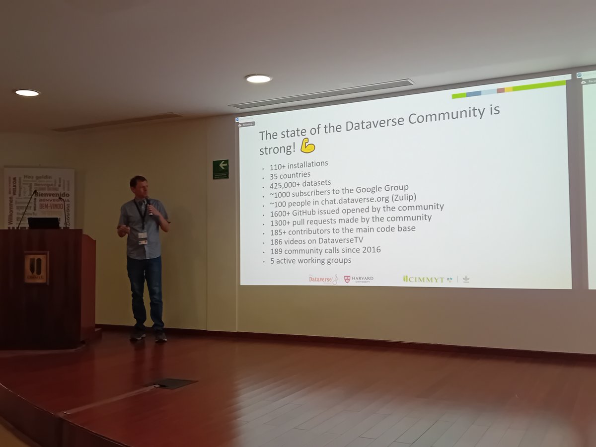 4tykhonov's tweet image. Phil Durbin on @dataverse community: Dataverse is fully international, growing fast and really strong. Approaching half of million datasets! #Dataverse2024