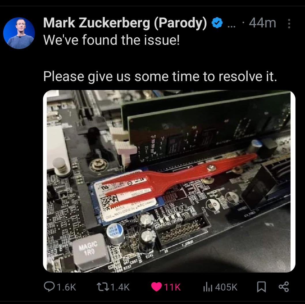 ReponShawkat's tweet image. We should wait for fix the problem.