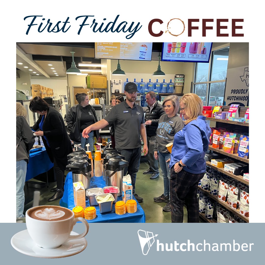 What a great crowd at our First Friday Coffee last week!  We appreciate all who attended and our host HTeaO Hutchinson! Join us for the next one coming up in April!

#ChooseHutch #firstfridaycoffee