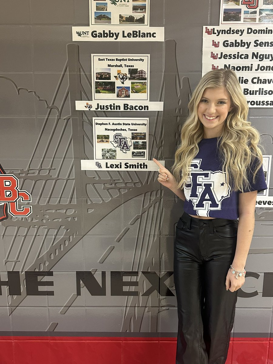 Bridge City HS (@bridgecityhs) on Twitter photo Congrats to Our Lexi Smith - Nac Bound🎉<a href="/SFASU/">Stephen F. Austin State University</a> #AxeEmJacks #CardinalPROUD Congrats to Our Lexi Smith - Nac Bound🎉<a href="/SFASU/">Stephen F. Austin State University</a> #AxeEmJacks #CardinalPROUD