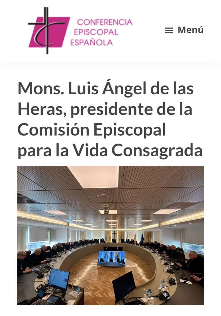 IglesiaEnLeon's tweet photo. ℹ️ Nuestro Obispo Mons. @cmfluisangel ha sido renovado este martes en la 🗣️ #AsambleaPlenaria de la @Confepiscopal como #Presidente de la Comisión Episcopal para la ✝️🪔 #VidaConsagrada para el cuatrienio 2️⃣0️⃣2️⃣4️⃣-2️⃣0️⃣2️⃣8️⃣. https://t.co/oY4b7UQI5i