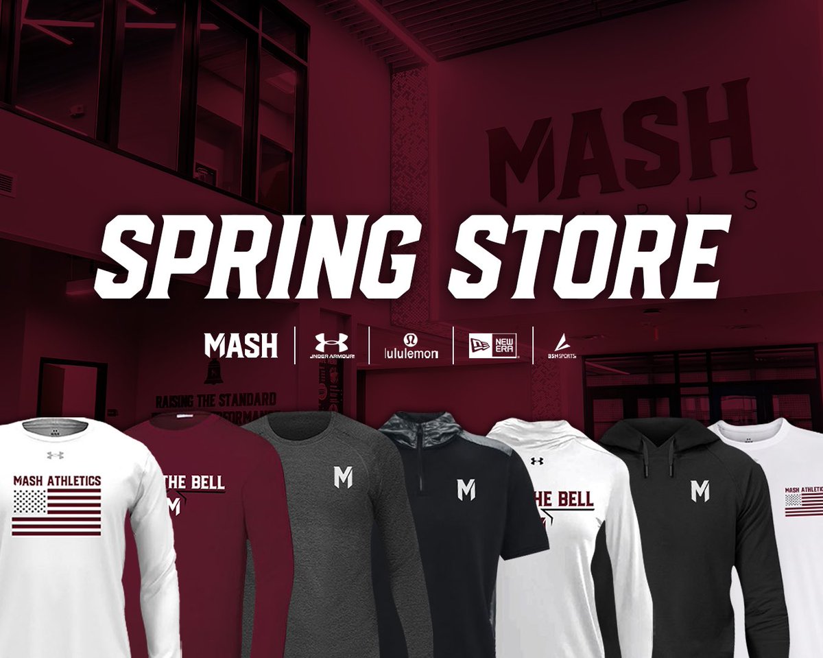 Spring apparel store is LIVE until Tuesday! 🔔🩳👕 Link: bsnteamsports.com/shop/MASH24 #MASH | #RaiseTheStandard