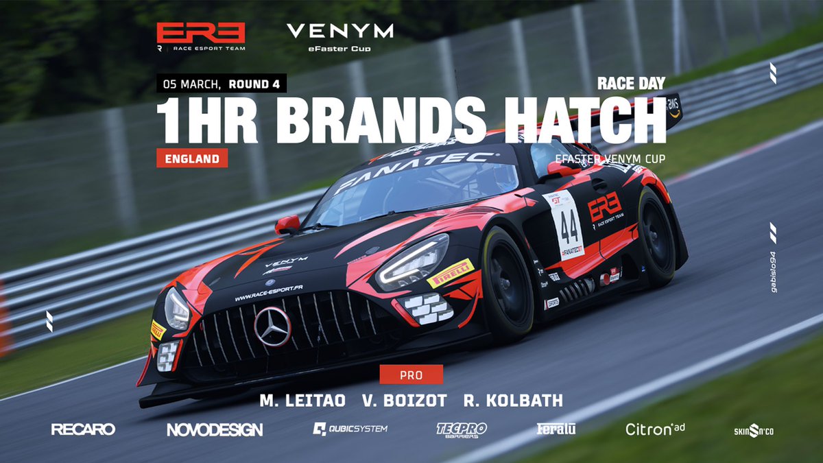 raceesportteam's tweet photo. [RACE DAY] 

Ce soir c’est @efastercup ! 🤩

Au programme de cette 5ème manche un sprint de 1h sur la piste de Brands Hatch 🇬🇧

Nos 5 pilotes engagés sont remontés à bloc pour performer ! 💪🏻

Gaz Gaz Gaz !! 🚀

La course à suivre ici 👇🏻
https://t.co/LZbVph1j0k

#ForzaBlueSquad https://t.co/rkL6OZW35a