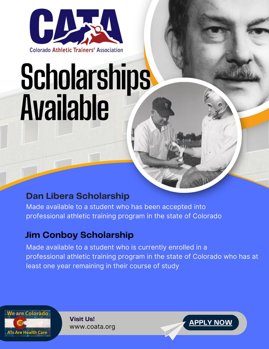 Scholarships Available, Apply Today!
coloradoata.org/2021-scholarsh…