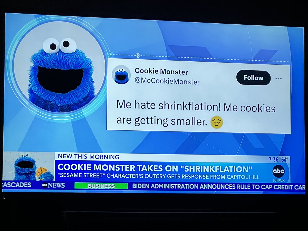 It’s official: I’m voting for the <a href="/MeCookieMonster/">Cookie Monster</a> for President 2024.