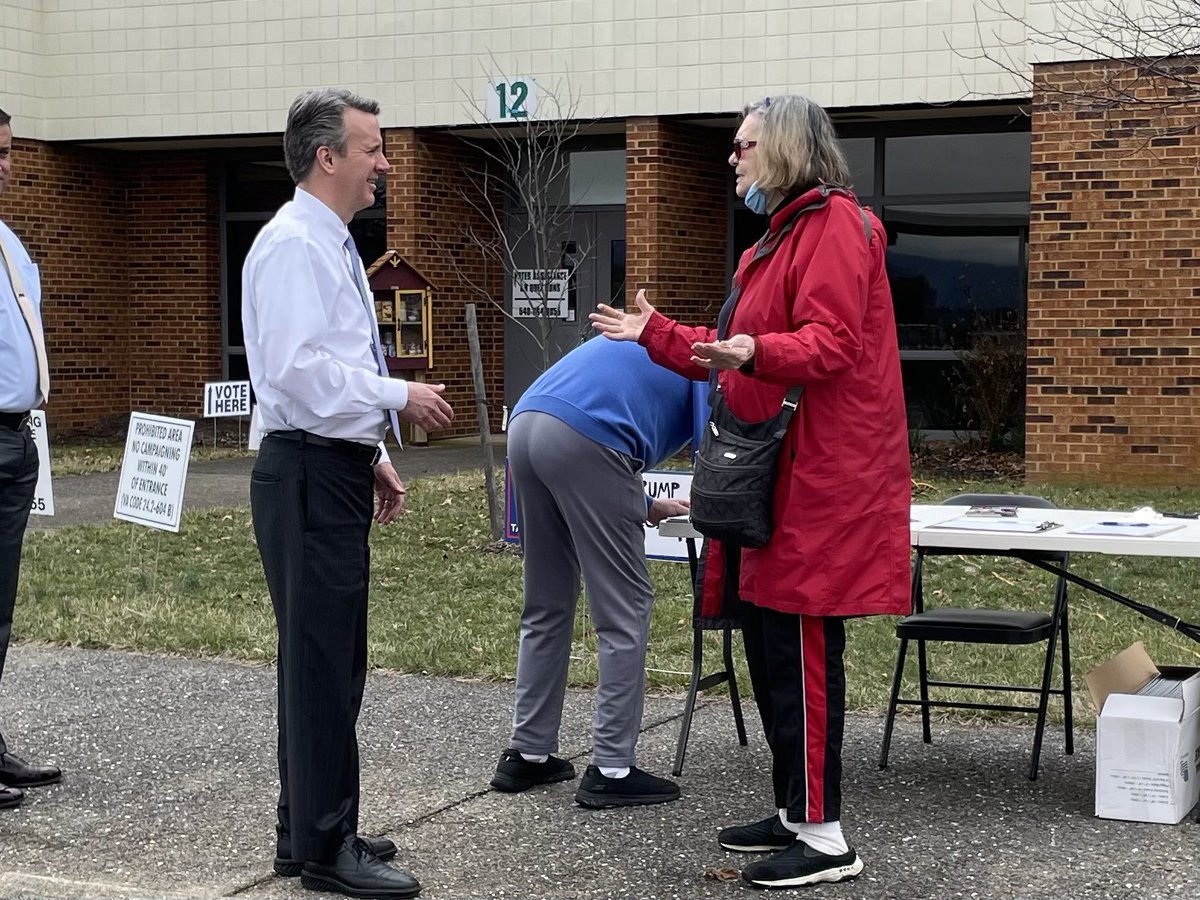 It’s Super Tuesday in Virginia! I stopped by the polls this morning to talk with voters. Virginians are fired up to get Trump back in the White House to correct the mess Biden has made in the past four years.
