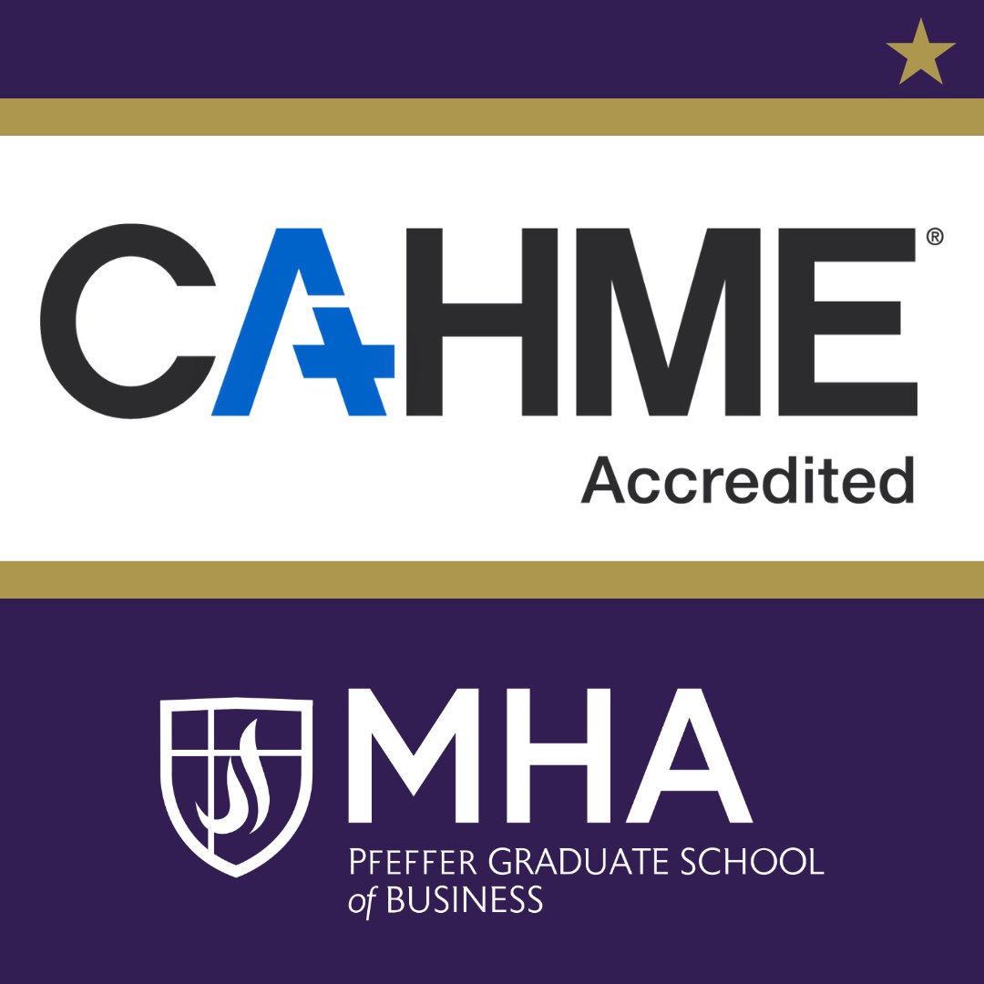 Excited and proud to announce that our Master of Health Administration is now the first and only program in Nashville to receive the prestigious CAHME accreditation! bit.ly/3IJ4WFv