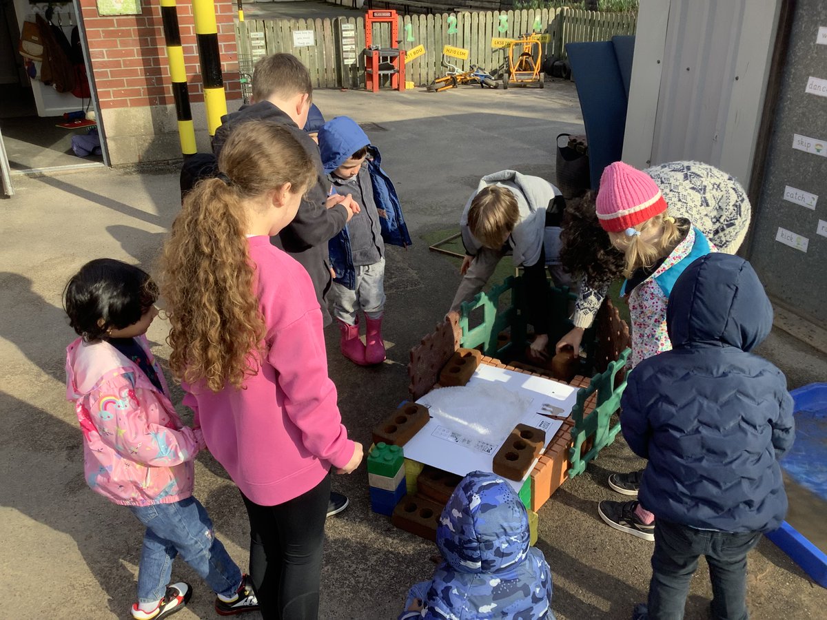 As part of STEM week Year 5 and Reception came together to 'Beat the Flood'. They had lots of fun working in teams to build a floodproof home and were very successful!