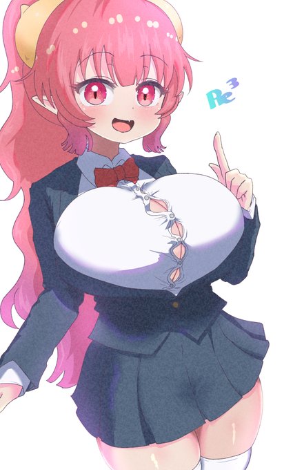 今日のらくがき
大体の服が入らないイルル

#小林さんちのメイドラゴン 