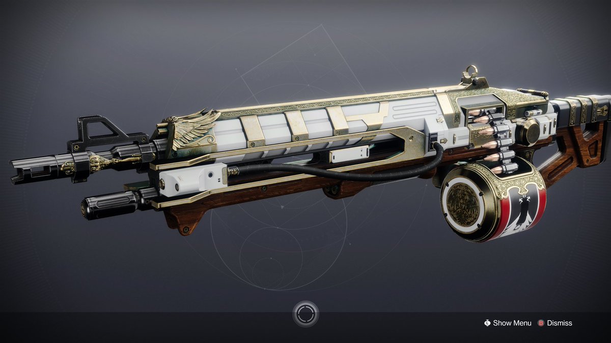 First holiday weapon ornament they’ve added since December 2022, and it goes hard