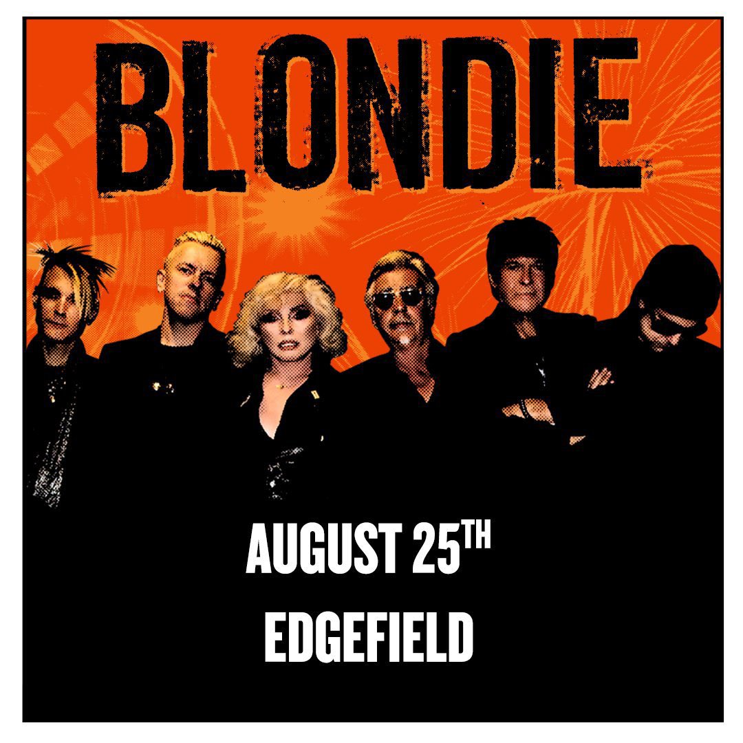 Just announced! We’ll see you this August in Carnation, WA and Troutdale, OR. Tickets on sale Friday at 10am PT. tour.blondie.net