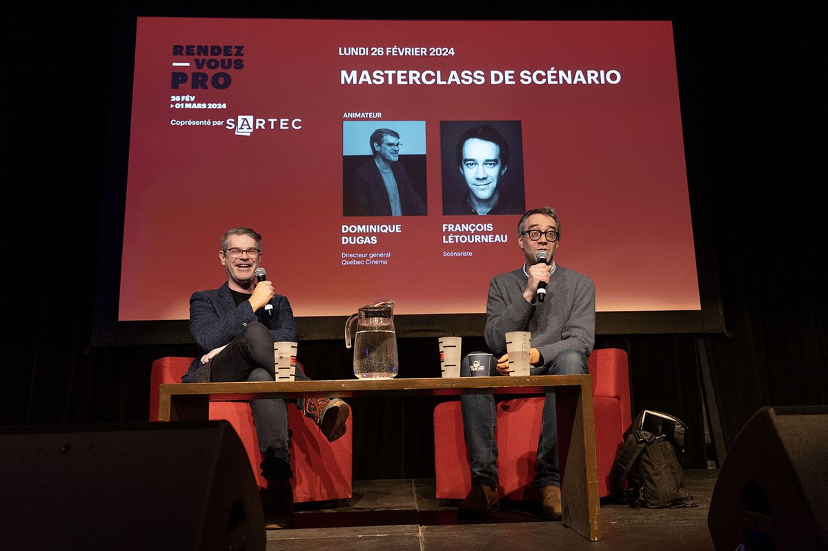 Qc_Cinema's tweet photo. RETOUR SUR LES RENDEZ-VOUS PRO 🎥

La 12e édition des Rendez-vous Pro coprésentée par la SARTEC s'est tenue du 26 février au 1er mars derniers dans le cadre des 42es RVQC!

Merci à @SARTEC_auteur, @Aqpmcineteleweb, @la_SODEC, Créateurs en séries et @APEM_ 🤝

 📸 Maryse Boyce https://t.co/vLxiIZDC1O