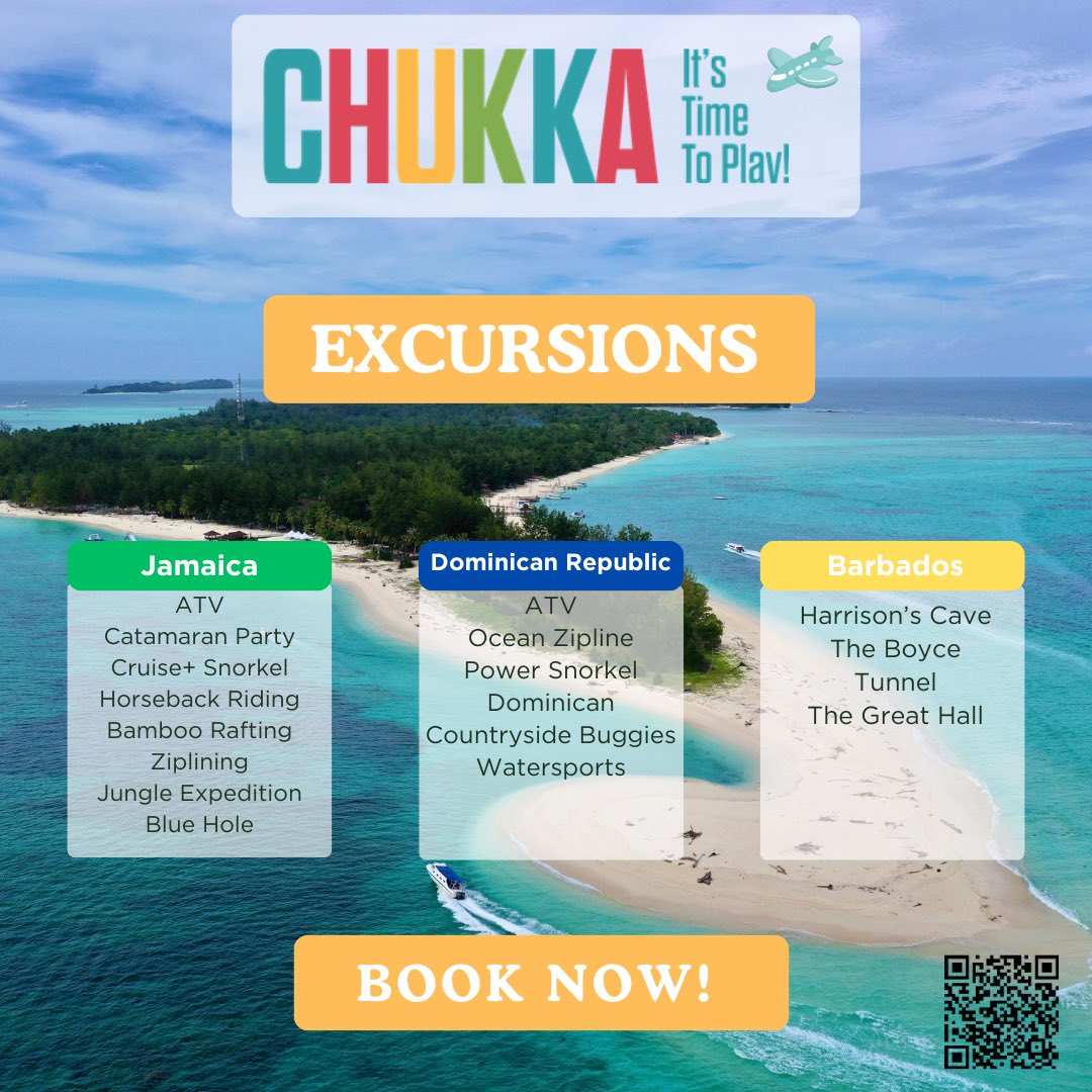 GlobalNikole, Inc. has partnered with @ChukkaCaribbean for booking your travel excursions! 🛥️🏖️ 

Book online today! 🇯🇲🇧🇧🇩🇴

tr.ee/7oSU_1Qovd