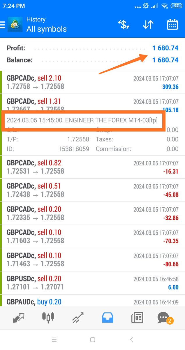 ENGINEER THE FOREX MT4-03
🎯 Expert Auto Trade Robot 🎯

Free copy of this robot by signing up

Exness broker : one.exness-track.com/boarding/sign-…

Forexmart broker : forexmart.com/register?id=PO…

TNFX Broker : my.tnfx.co/register?refer…

Contact us : t.me/Engineer_THE_F…