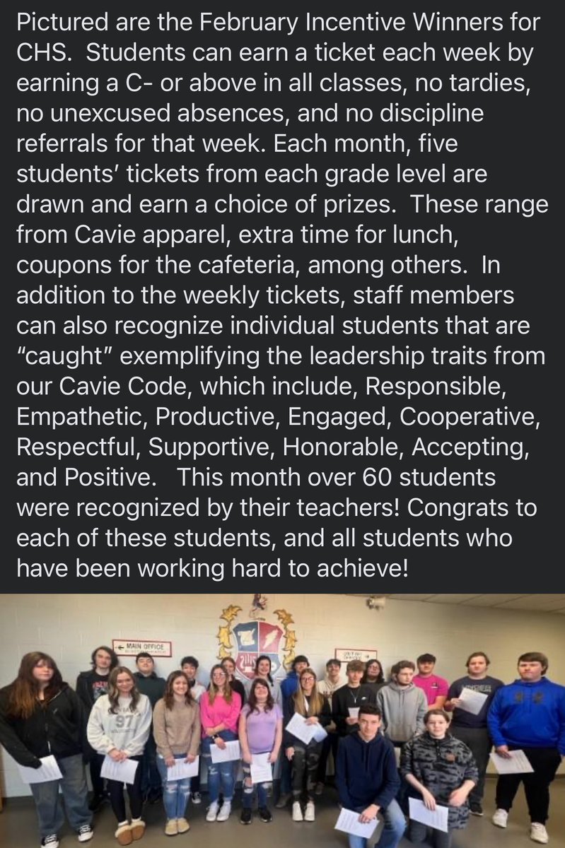 These students are doing great things! Way to go!
#WeAreCarlinville #IHeartCKH