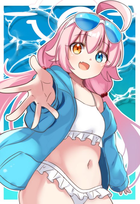 おは水着ホシノ!!
せんせーこっちこっちー

#ブルアカ
#ホシノ 