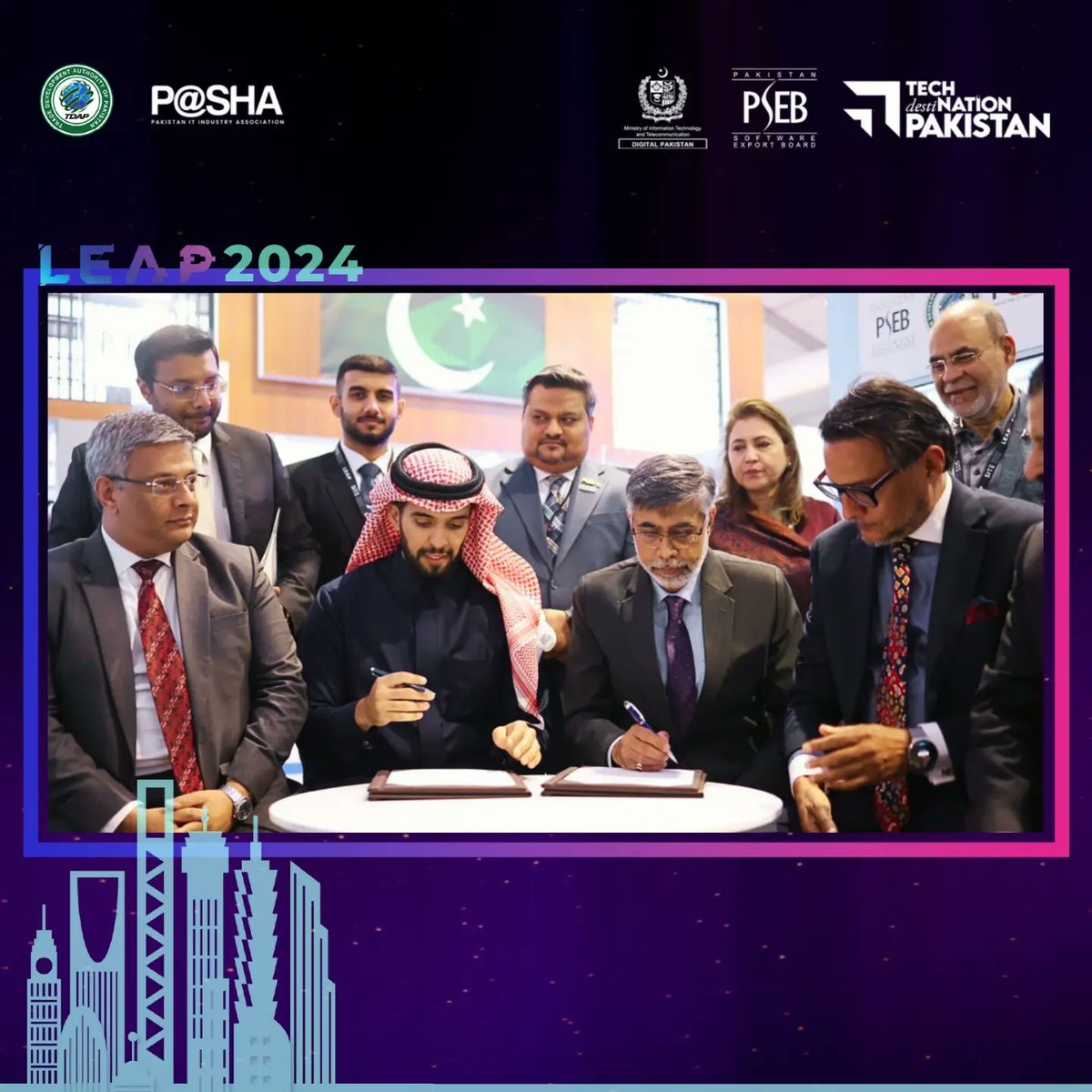We are thrilled to share that SuperNova Solutions, Pakistan's leading ERP company, signed a game-changing equity partnership with Saudi and Pakistani investors at the TechdestiNation Pakistan pavilion organized by #PSEB and TDAP at #LEAP2024