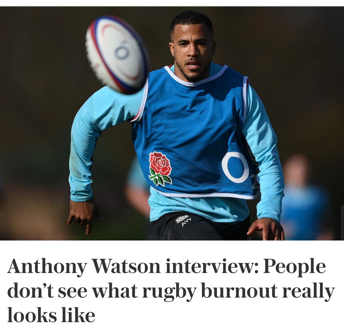 This is a very interesting read! telegraph.co.uk/rugby-union/20… Hope you are back out there soon @anthonywatson_