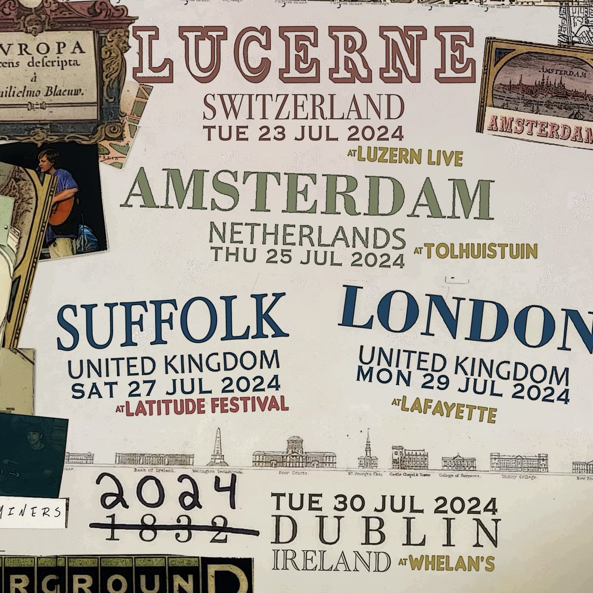 Europe we are coming back to you this summer! These are gonna be some special shows in some special places. Presale for headline shows starts TOMORROW (Wednesday 6/3) at 10am UK. Get code at link in bio. Tickets on sale Friday at 10am UK.