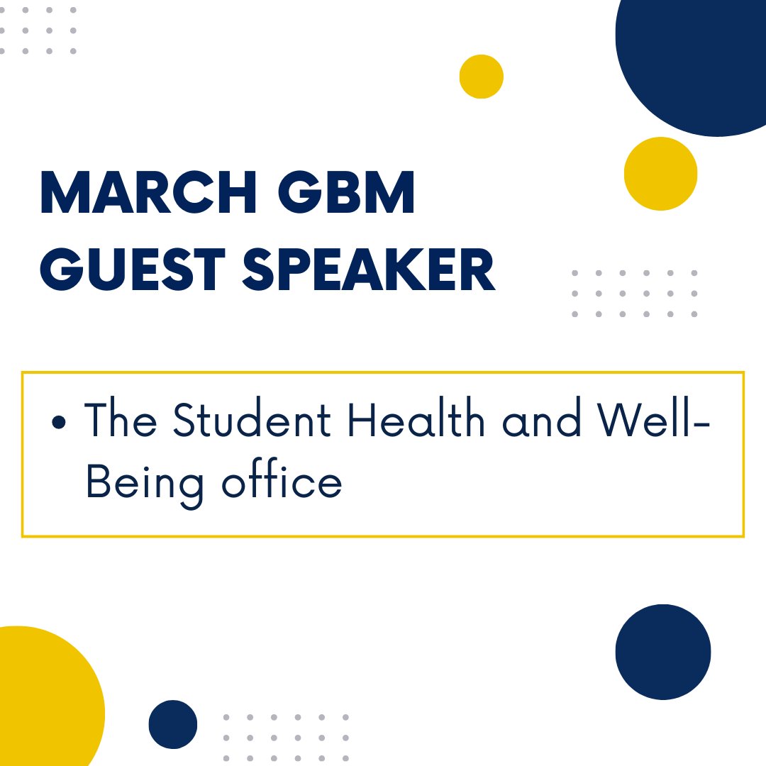 jhmi_gsa's tweet image. Our March General Body Meeting will be held next Wednesday March 13th in PCTB113. We will be having the Student Health and Well-Being Office give us a short presentation about the functions of their office! Looking forward to seeing many of you there!