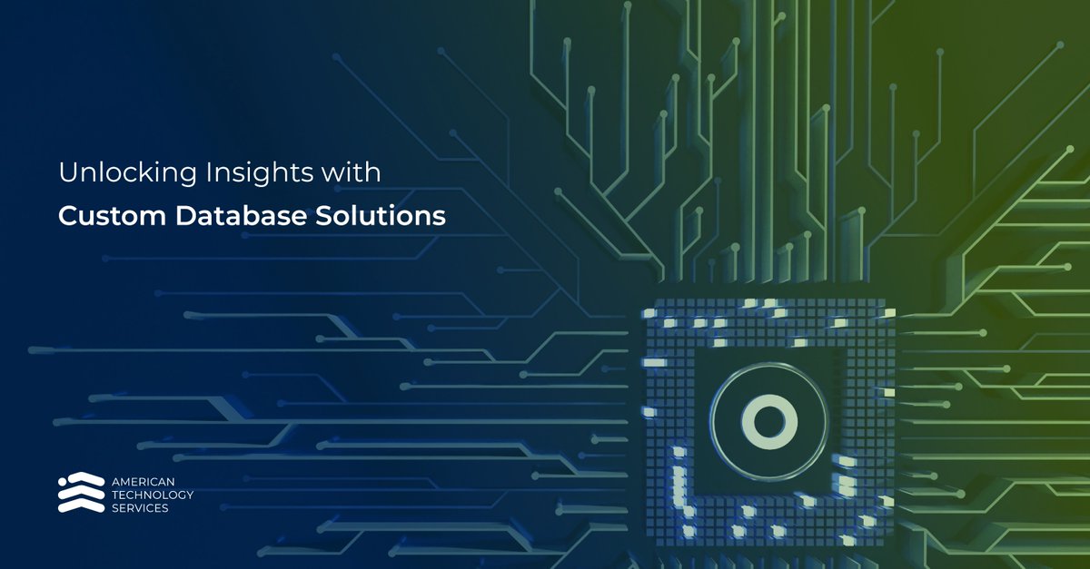 networkATS's tweet image. Revolutionize your data management with ATS' Database Development services. Custom solutions for insightful analytics. #DatabaseDevelopment #DataAnalytics