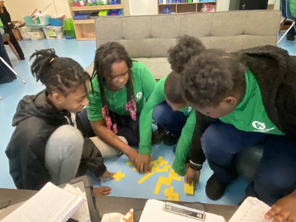 PENTOMINOS! Ms. Malone’s fifth graders worked with pentominos to find area and perimeter! The ohhhs and ahhhs were evidence of their mathematical learning! The student discourse and reasoning was rich! Way to go Dreamers! 💙✨ #AADAinAction #onennps #Elevate⏫️