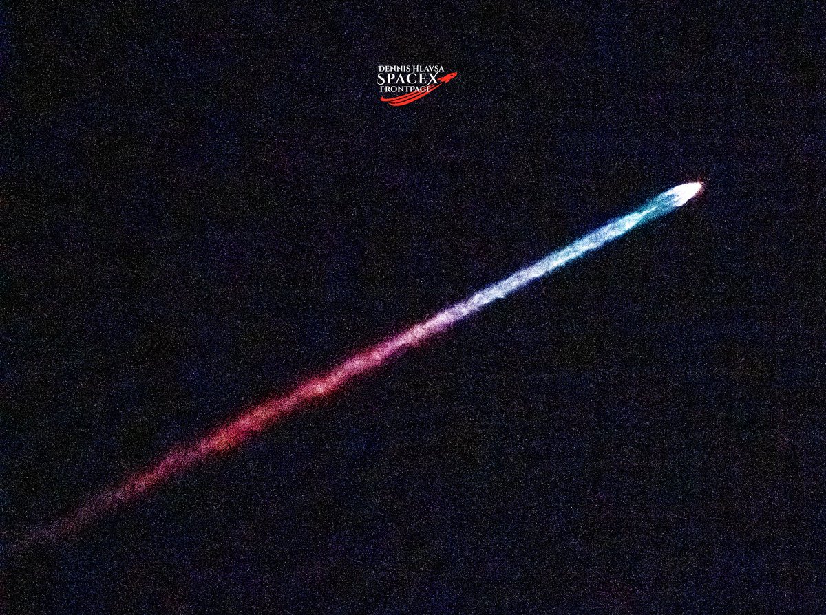 Starlink 6-41 downrange photos, including the entry burn, from Monday's launch. 
<a href="/DennisHlavsa/">Dennis Hlavsa</a> for @SpaceXFP and <a href="/HlavsaDennis/">🚀 Launch Window 🪟</a>